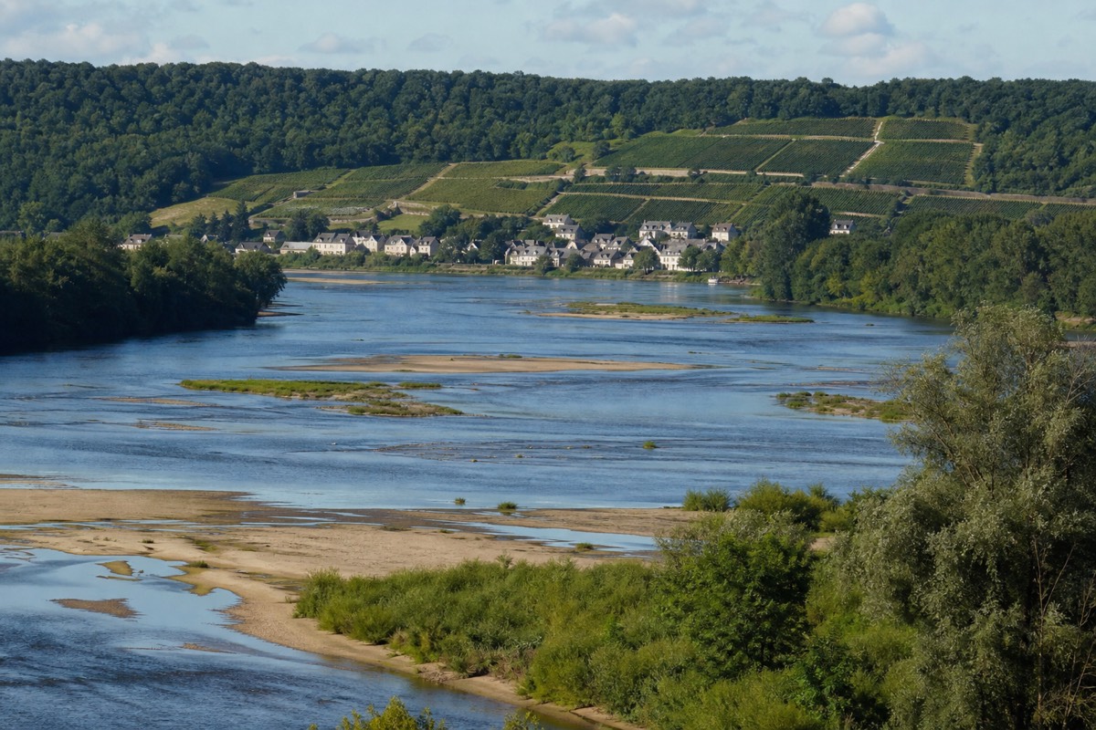The Loire Valley wine region of France