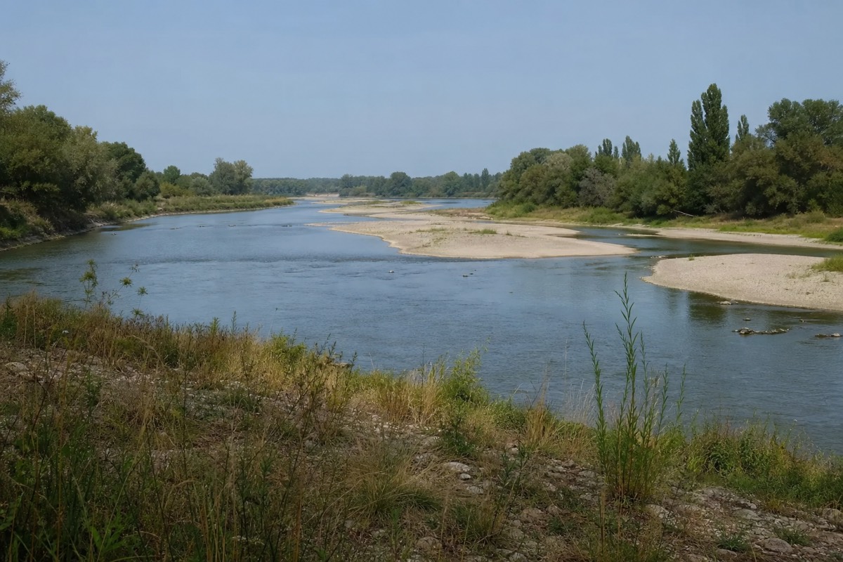 The Loire Valley wine region of France